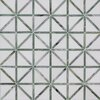Msi Verdant Green Geometrica Pattern 12 in x 12 in Polished Marble Mesh Mounted Mosaic Tile, 10PK ZOR-MD-0600
